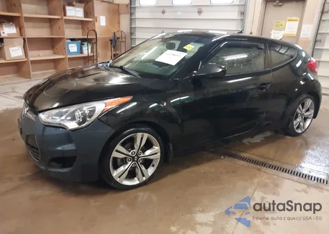 2013 Hyundai Veloster Base W/Black из США, поврежденный, VIN KMHTC6AD3DU146573